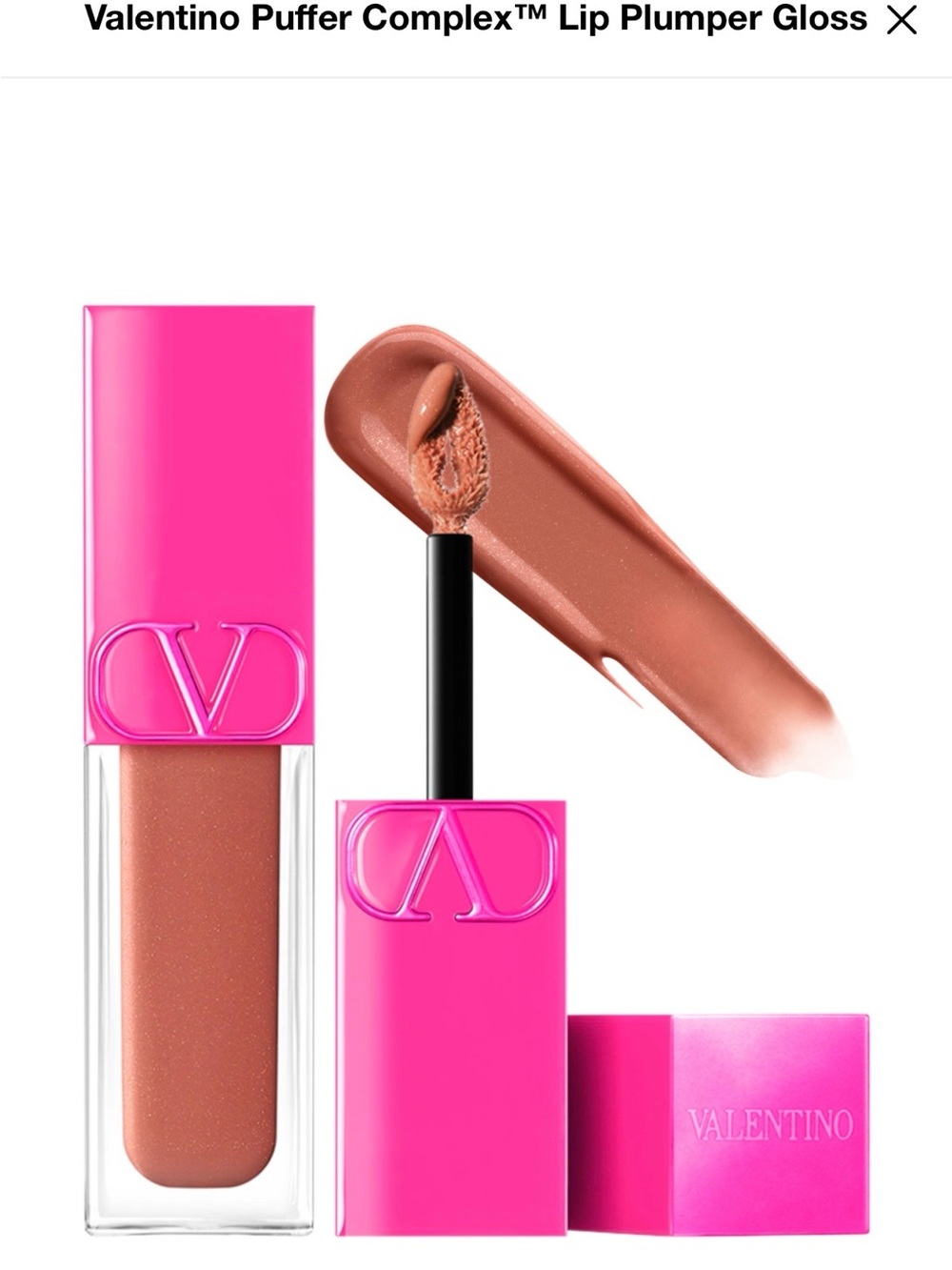 Valentino Lip Plumper Gloss — 122A Warm Up